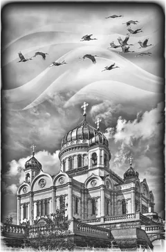 Гравировка храмов, арт. 10х