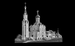 Гравировка храмов, арт. 12х