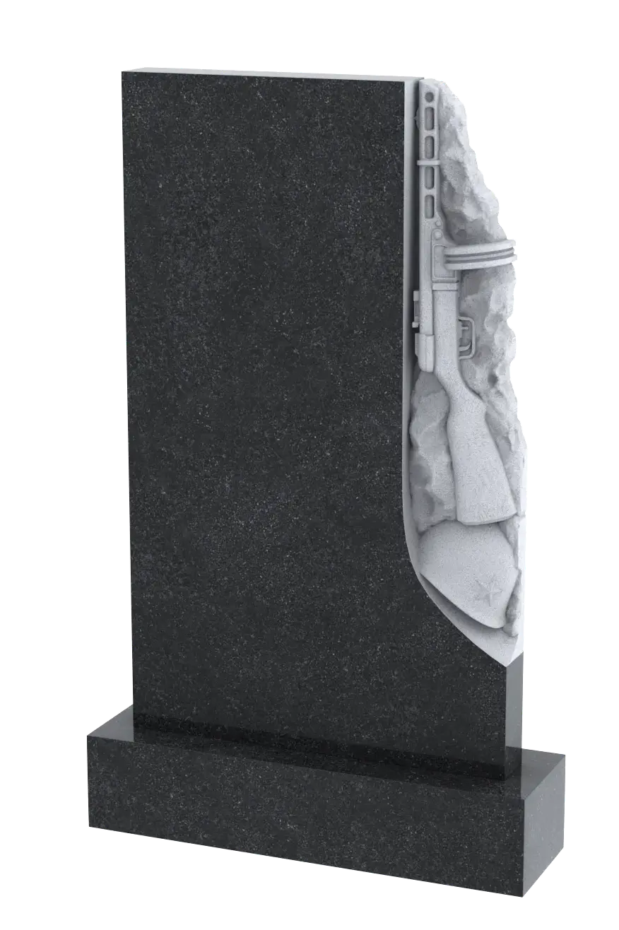 Памятник 1350 Диабаз 100x60x8
